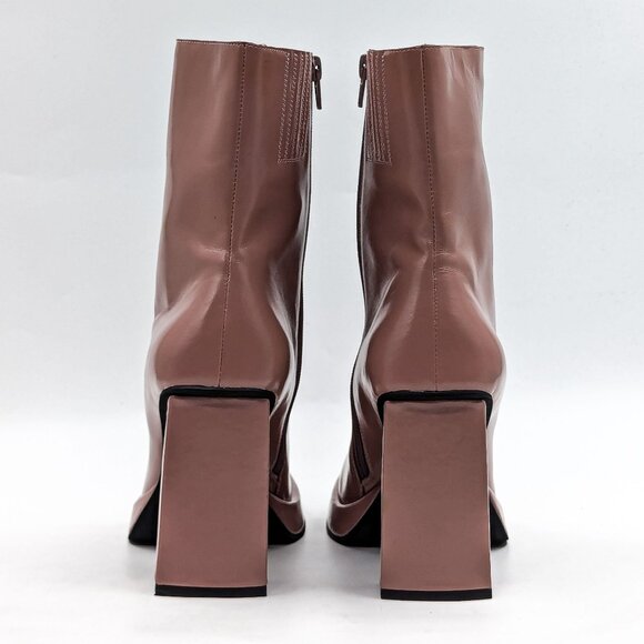 Jeffrey Campbell Maximal Lo Vintage 90s Inspired Square Toe Pink Boots size 10 - Picture 8 of 12